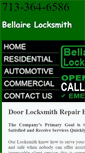 Mobile Screenshot of bellaire--locksmith.com